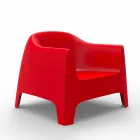 Poltrona da giardino di design Solid by Vondom, in polipropilene Viadurini