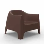 Poltrona da giardino di design Solid by Vondom, in polipropilene Viadurini