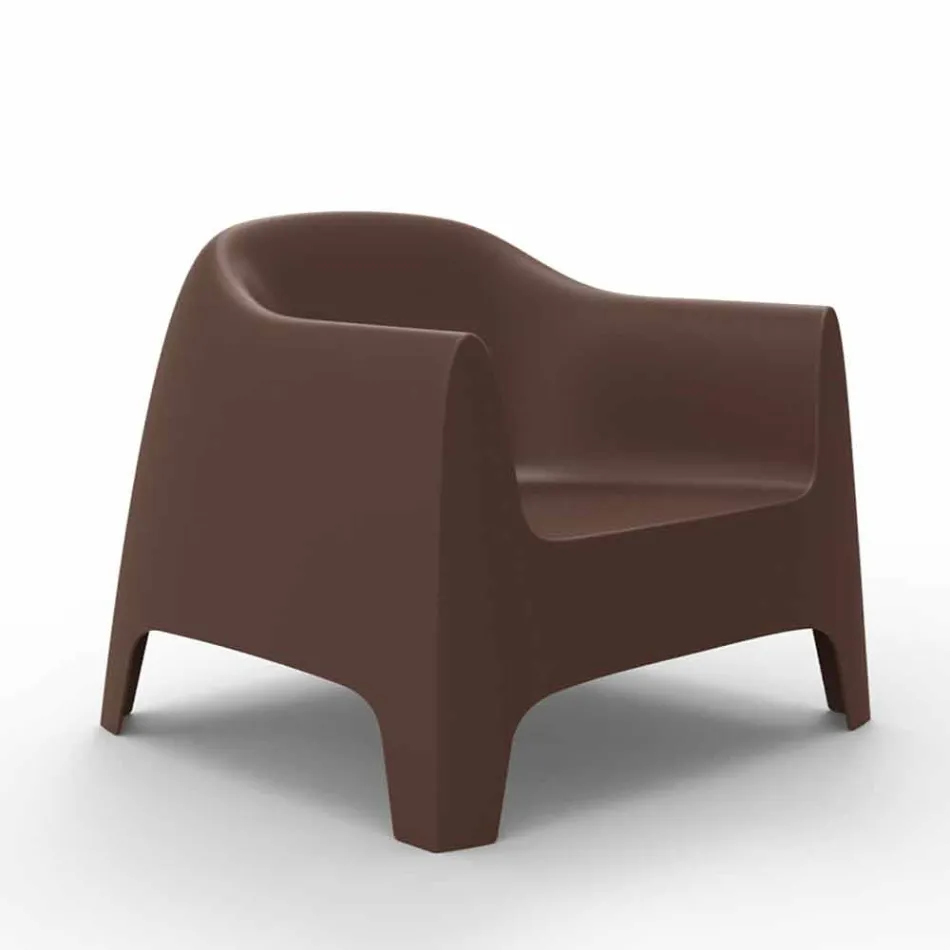 Poltrona da giardino di design Solid by Vondom, in polipropilene Viadurini