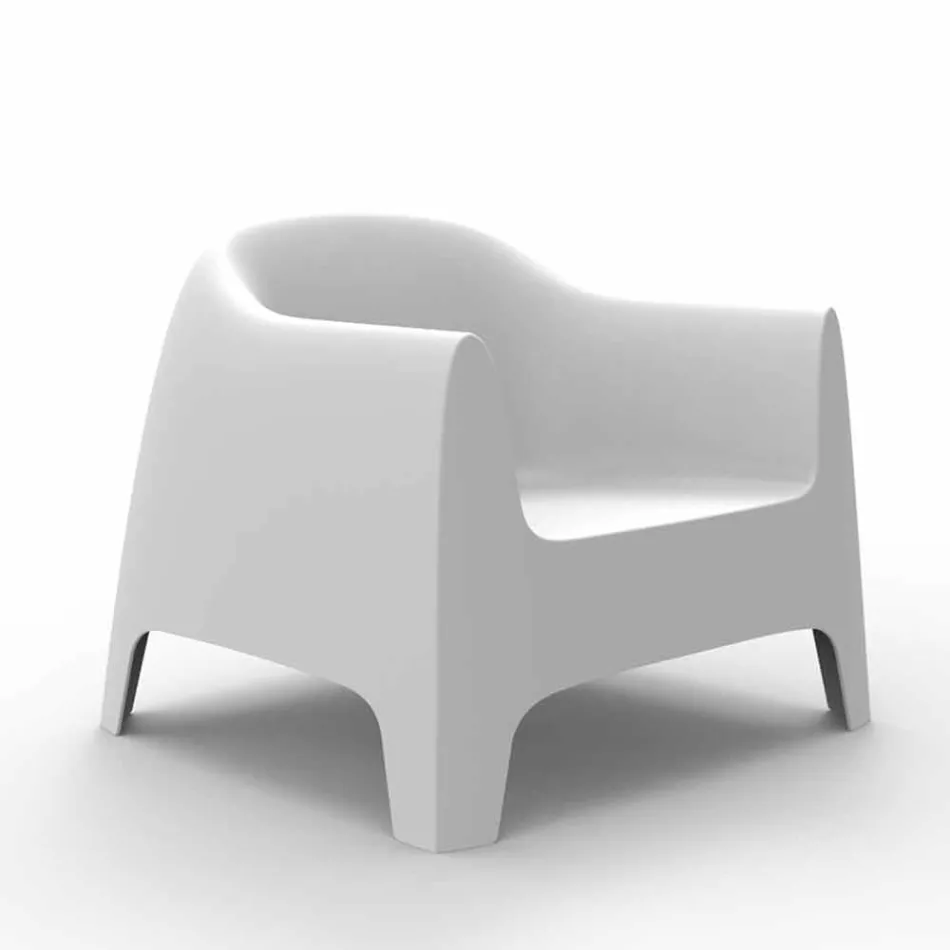 Poltrona da giardino di design Solid by Vondom, in polipropilene Viadurini