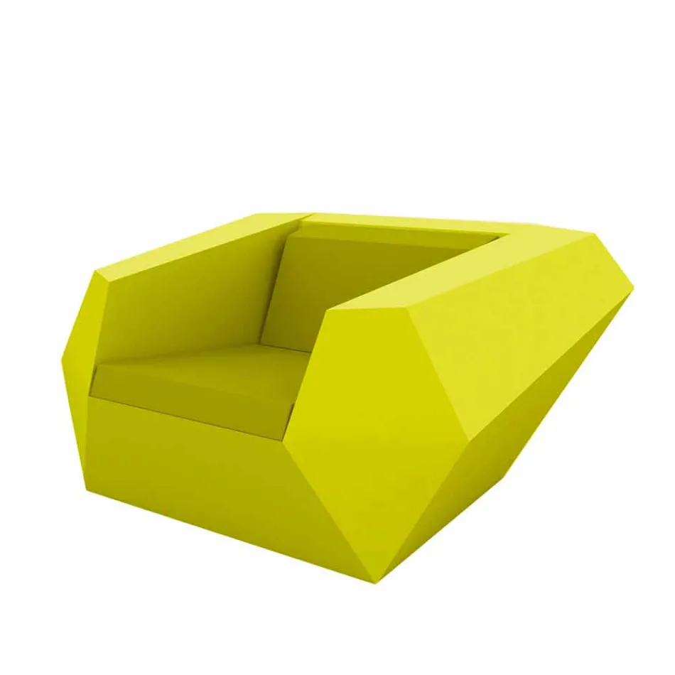 Poltrona da giardino Faz by Vondom design moderno in polietilene Viadurini