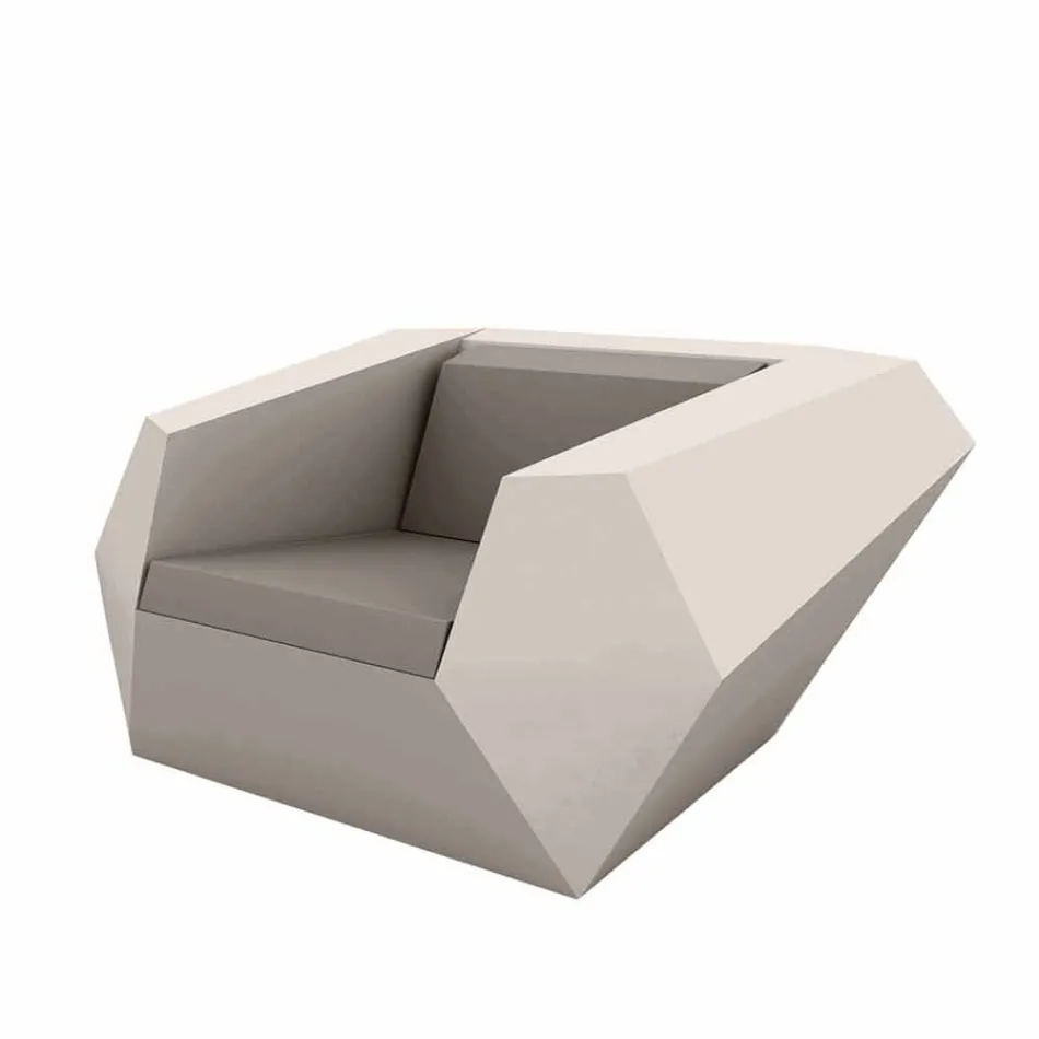 Poltrona da giardino Faz by Vondom design moderno in polietilene Viadurini