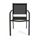 Poltrona da Giardino in Alluminio e Textilene di Diverse Finiture - Quaderno Viadurini