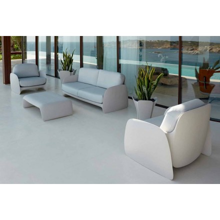 Poltrona da giardino in polietilene Pezzettina by Vondom, di design Viadurini