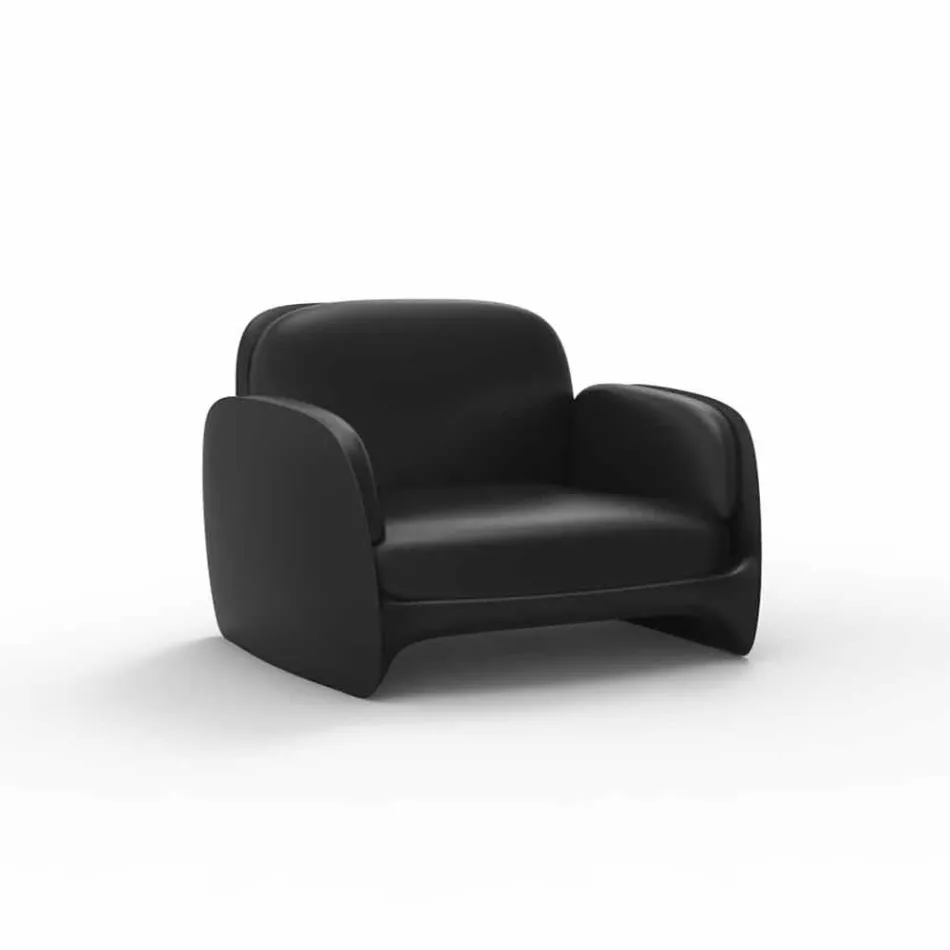 Poltrona da giardino in polietilene Pezzettina by Vondom, di design Viadurini