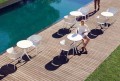 Poltrona da giardino Vondom Africa in polipropilene e fibra di vetro, 4 pezzi