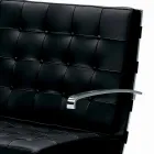 Poltrona da Ufficio in Pelle con Struttura in Acciaio Made in Italy - Speranza Viadurini