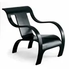 Poltrona Design in Multistrato Nero o Finitura Betulla Made in Italy - Galatea Viadurini