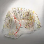 Poltrona design moderno in plexiglass multicolor Paris,made in Italy Viadurini