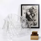 Poltrona design moderno in plexiglass trasparente Paris,made in Italy Viadurini