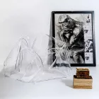 Poltrona design moderno in plexiglass trasparente Paris,made in Italy Viadurini