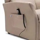 Poltrona di Qualità Alzapersona Relax Lift a 2 Motori Made in Italy - Daphne Viadurini