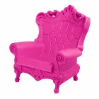 Poltrona elegante colorata Slide Queen Of Love polietilene made Italy Viadurini