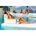 Poltrona galleggiante Trona Luxury bianca di design, made in Italy Viadurini