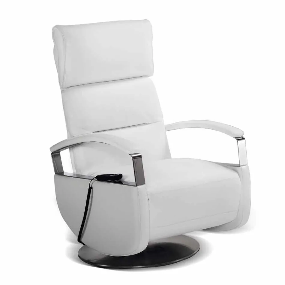 Poltrona girevole a 2 motori design moderno made in Italy Cassia Viadurini