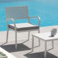 Poltrona Impilabile da Giardino in Acciaio Made in Italy 2 Pezzi – Aberdeen
