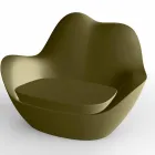 Poltrona in polietilene per esterno Sabinas by Vondom, design moderno Viadurini