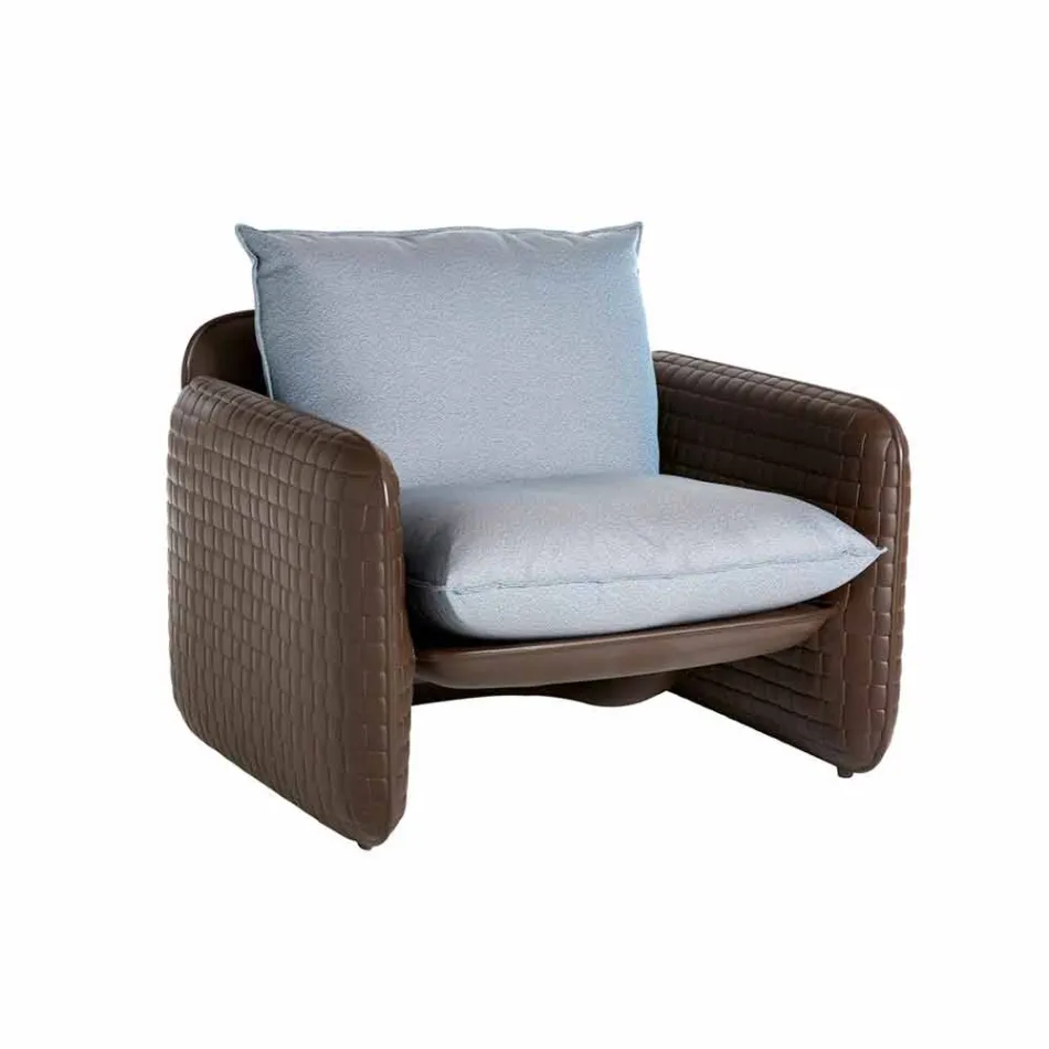 Poltrona Lounge con Cuscini Impermeabili,per Esterno - Mara Slide Viadurini
