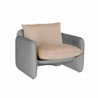 Poltrona Lounge con Cuscini Impermeabili,per Esterno - Mara Slide Viadurini