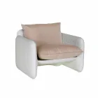 Poltrona Lounge con Cuscini Impermeabili,per Esterno - Mara Slide Viadurini