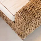 Poltrona Outdoor in Abaca con Cuscini Inclusi – Lagertha Viadurini