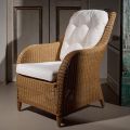 Poltrona Outdoor in Midollino con Cuscini Inclusi – Kitsune