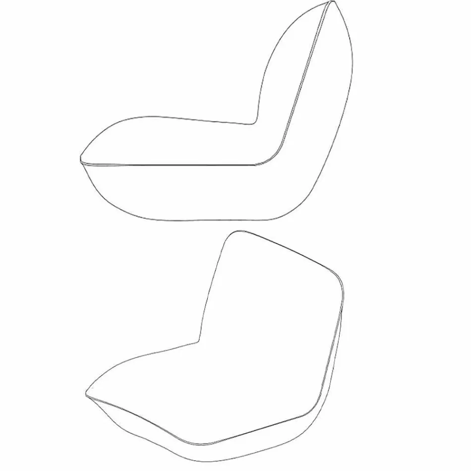 Poltrona per giardino in polietilene Pillow by Vondom, design moderno Viadurini