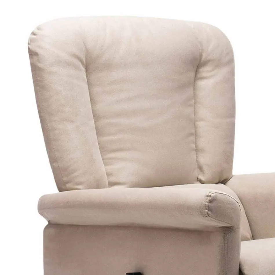 Poltrona Reclinabile Lift Relax a 2 Motori con Ruote Made in Italy - Isabelle Viadurini