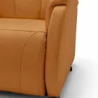 Poltrona relax alzapersona a 2 motori di design Rosa, made in Italy Viadurini