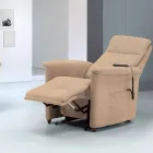 Poltrona relax alzapersona di design Via Firenze 2 motori Viadurini