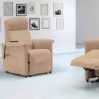 Poltrona relax alzapersona di design Via Firenze 2 motori Viadurini