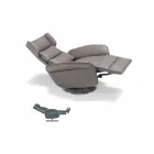Poltrona relax girevole motorizzata 2 motori design made in Italy Bao Viadurini