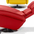 Poltrona relax girevole motorizzata 2 motori design made in Italy Bao Viadurini