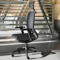 Poltrona Ufficio Ecologica Design Ergonomico Girevole con Poggiatesta - Meliva