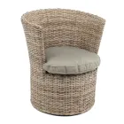 Poltroncina da Giardino in Kubù Cuscino Seduta Incluso – Calsifer Viadurini