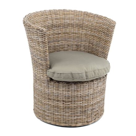 Poltroncina da Giardino in Kubù Cuscino Seduta Incluso – Calsifer Viadurini