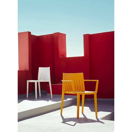 Poltroncina da giardino moderna Spritz by Vondom, in polipropilene Viadurini