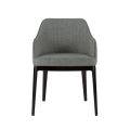 Poltroncina da Soggiorno in Diversi Tessuti e Legno Massello Made in Italy - Evy