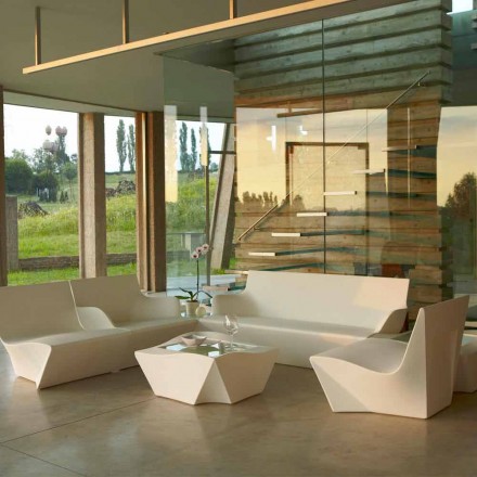 Poltroncina lounge di design Slide Kami Ichi colorata fatta in Italia Viadurini