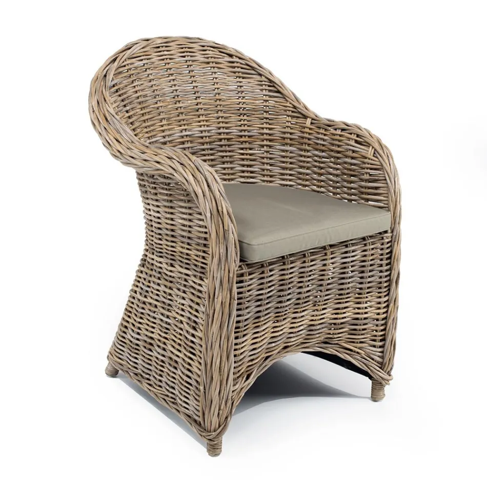 Poltroncina Outdoor in Kubù con Cuscino Seduta – Nazgul Viadurini