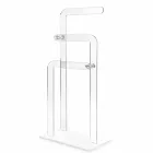Porta asciugamani da bagno, in plexiglass PMMA Zanica Viadurini