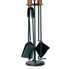 Porta Attrezzi con 4 Accessori e Struttura in Metallo Made in Italy - Papaya Viadurini