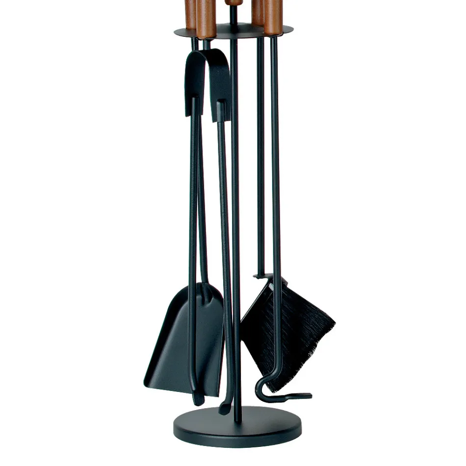 Porta Attrezzi con 4 Accessori e Struttura in Metallo Made in Italy - Papaya Viadurini