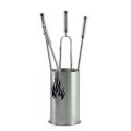 Porta Attrezzi con 4 Accessori in Acciaio Inox e Fiamma Made in Italy - Vita