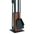 Porta Attrezzi con 4 Accessori, Manici e Struttura in Legno Made in Italy - Koi Viadurini