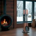 Porta Attrezzi con 4 Accessori, Manici e Struttura in Legno Made in Italy - Koi