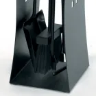Porta Attrezzi dalle Linee Moderne in Metallo e 4 Utensili Made in Italy - Maiko Viadurini
