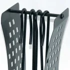 Porta Attrezzi dalle Linee Moderne in Metallo e 4 Utensili Made in Italy - Maiko Viadurini
