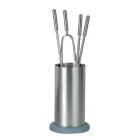 Porta Attrezzi in Acciaio Inox con 4 Accessori Made in Italy - Zaino Viadurini