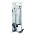 Porta Attrezzi in Cristallo Temperato con 4 Accessori Made in Italy - Zebra Viadurini
